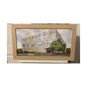 Framed “The Office” Building Artwork